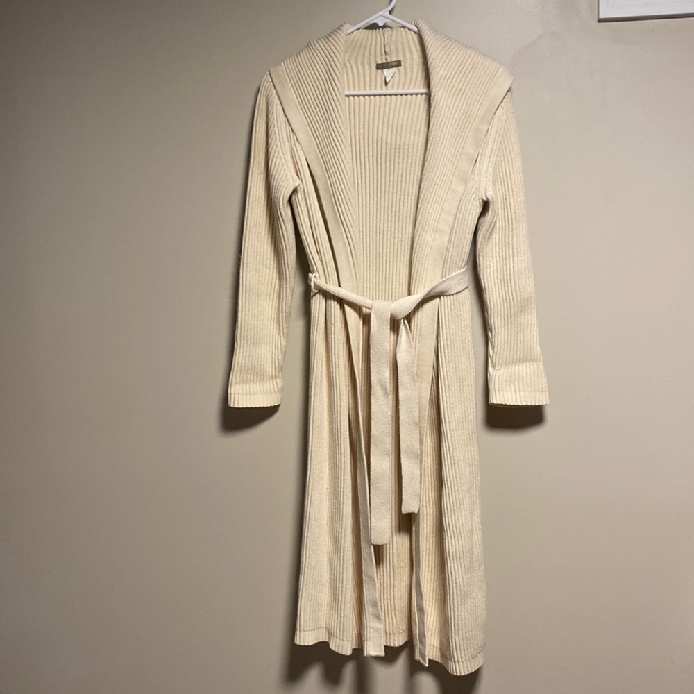 Vintage J. Crew Long Cardigan with Hood